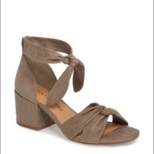 Lucky Brand Xaylah Suede Wrap Heel